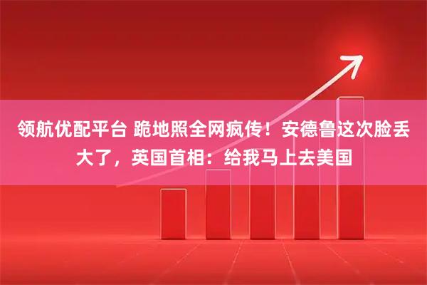 领航优配平台 跪地照全网疯传！安德鲁这次脸丢大了，英国首相：给我马上去美国